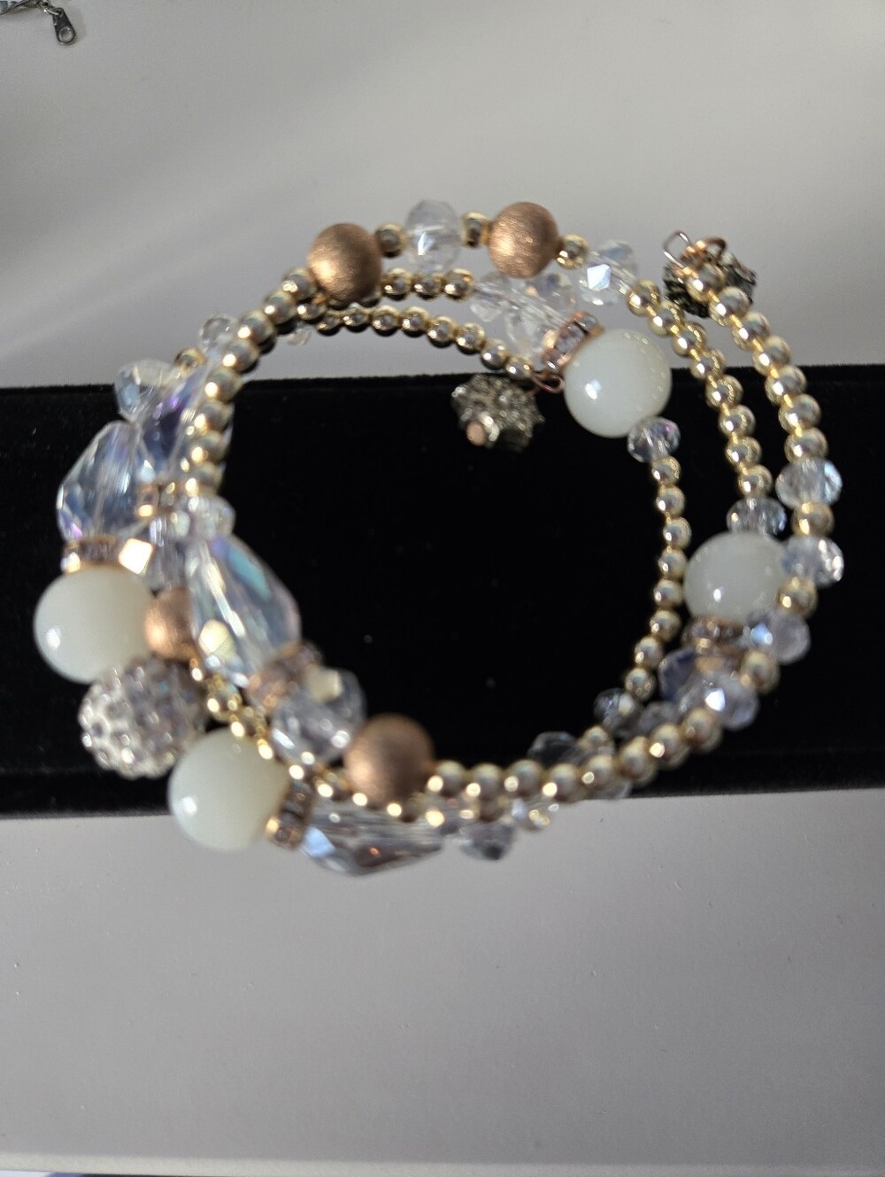 Chrystal And Various Stones Vintage Bracelet